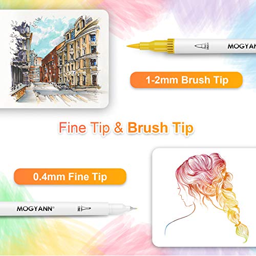 Dual Brush Marker Pens, 72/120/144/168 Colors Art Markers Set with Fine Tip  and Brush Tip for Kids Adult Coloring Book Kits - AliExpress