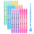 Mogyann Double Ended Highlighter Pens, 6 Colors - Pack of 24