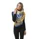 Mogyann Women's Blanket Fall Winter Warm Cozy Large Checked Oversized Stylish Soft Chunky Scarves Shawl Cape Scarf Yellow