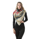 Mogyann Blanket scarves Plaid Winter Scarf Cozy Warm Wrap Tartan Classic Tassel Shawl Cape Cozy Soft Scarf for Women Khaki