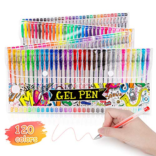 100/120 colors Gel Pens Coloring Pens Set for Adult Coloring Books  Scrapbooking Drawing Writing - AliExpress