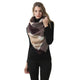 MOGYANN Women's Plaid Blanket Thick Winter Scarf, Warm Cozy Tartan Wrap Oversized Shawl Cape (D07)