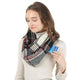 Mogyann Womens Infinity Pocket Scarf Lightweight Travel Scarf with Zipper Pocket Loop Scarves for Womens Girls Ladies (Black)
