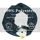 MOGYANN Travel Scarf, Infinity Scarf with Secret Hidden Zipper Pocket(Black constellation)