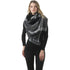 MOGYANN Women's Plaid Blanket Thick Winter Scarf, Warm Cozy Tartan Wrap Oversized Shawl Cape (D15)