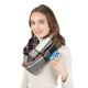 Mogyann Womens Infinity Pocket Scarf Lightweight Travel Scarf with Zipper Pocket Loop Scarves for Womens Girls Ladies (Black)